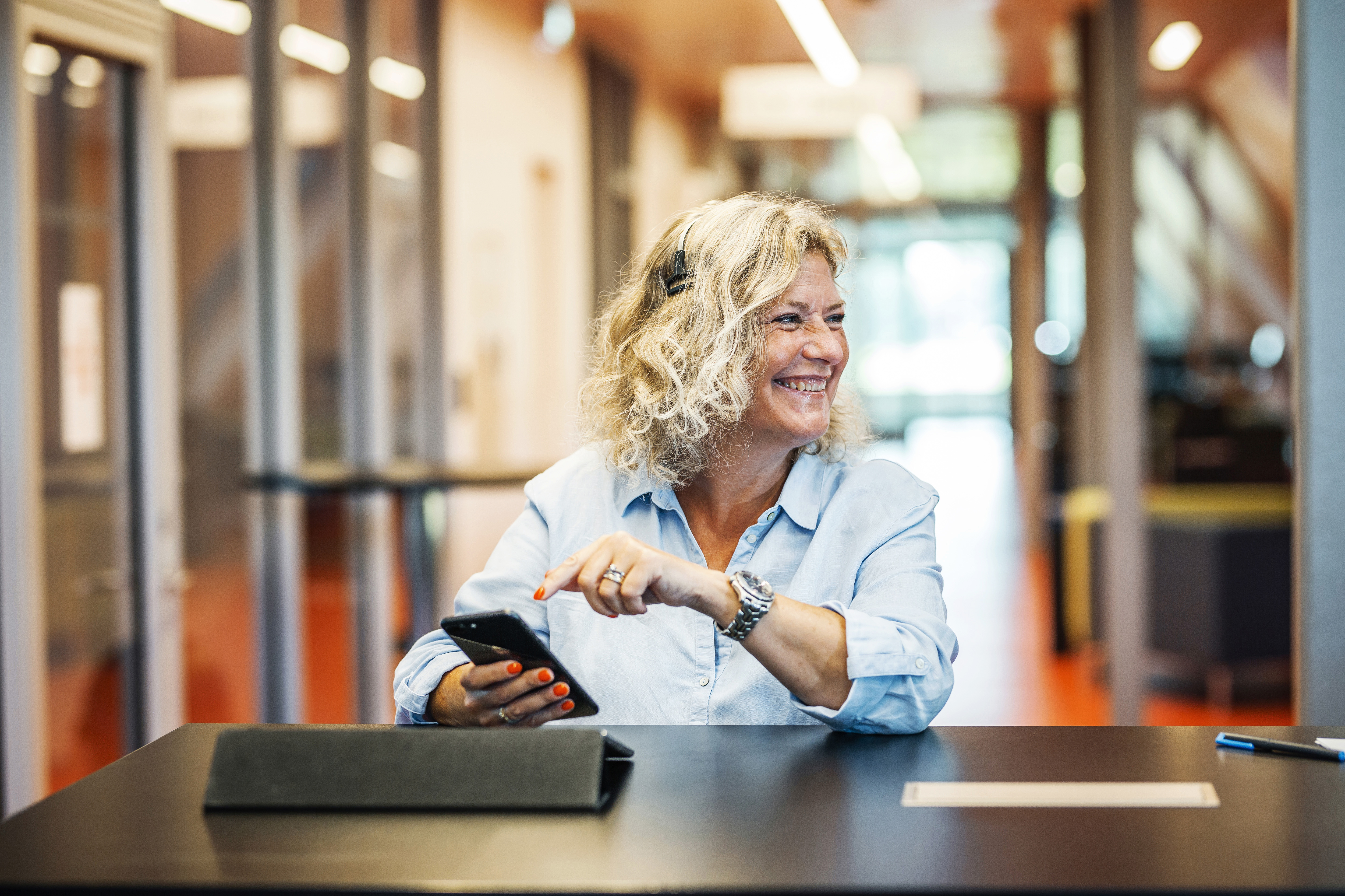 Gitte er en forsikringstillidsmand