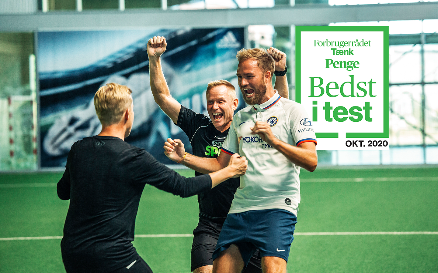 Bedst i test - TJM Forsikring har den bedste ulykkesforsikring. Drengene jubler!
